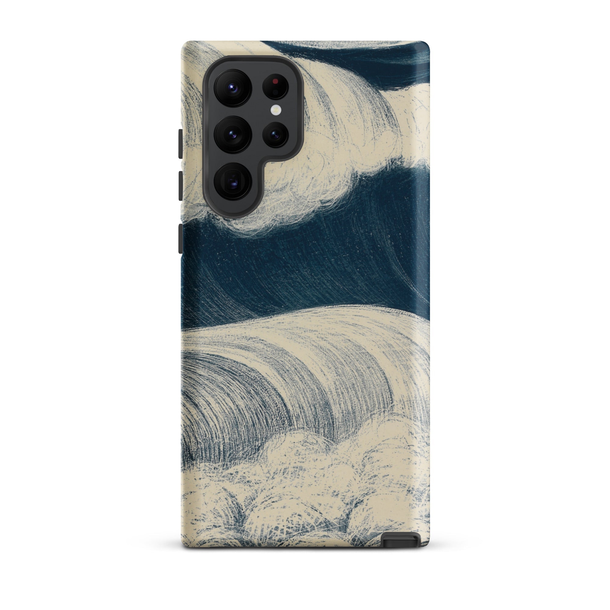 The Wave C. R. W. Nevinson Samsung Case, Galaxy S22 Ultra / Matte, Phone Case Great Wave Kanagawa Inspired Design
