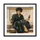 Weaving the Wreath - Frederic Leighton Art Print Posters Prints & Visual Artwork