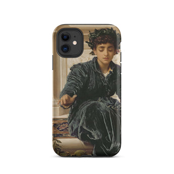 Weaving the Wreath - Frederic Leighton Iphone Case, 11 / Matte, Art-adorned Phone Case