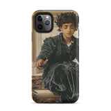 Weaving the Wreath - Frederic Leighton Iphone Case, 11 Pro Max / Matte, Phone Case Classical Painting