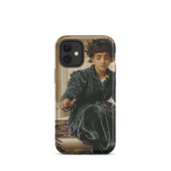 Weaving the Wreath - Frederic Leighton Iphone Case, 12 Mini / Matte, Phone Case Painting Woman