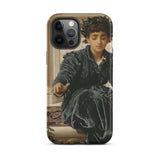 Weaving the Wreath - Frederic Leighton Iphone Case, 12 Pro Max / Matte, Phone Case Classical Painting