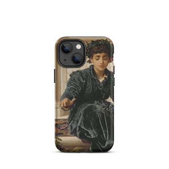 Weaving the Wreath - Frederic Leighton Iphone Case, 13 Mini / Matte, Iphone Case Painting