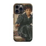 Weaving the Wreath - Frederic Leighton Iphone Case, 13 Pro Max / Matte, Phone Case Classical Painting