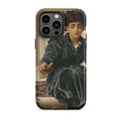 Weaving the Wreath Frederic Leighton Iphone Case, 14 Pro Max / Matte, Phone Case Classical Painting