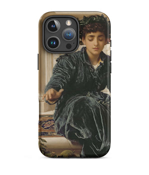 Iphone 16 Pro Max / Matte Weaving the Wreath - Frederic Leighton Case Showcasing Leighton’s, Art