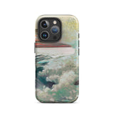 West Point Prouts Neck - Winslow Homer Phone Case Iphone 16 Pro / Matte Phone Case Painted Ocean Scene Teal White Waves Winslow Homer