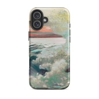 West Point Prouts Neck - Winslow Homer Phone Case Iphone 16 Plus / Matte Phone Case Painted Ocean Scene Turquoise White Waves Winslow Homer