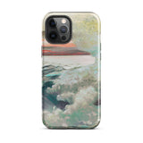 West Point Prouts Neck - Winslow Homer Phone Case Iphone 12 Pro Max / Gloss Phone Case Painted Seascape Teal White Waves Orange Winslow