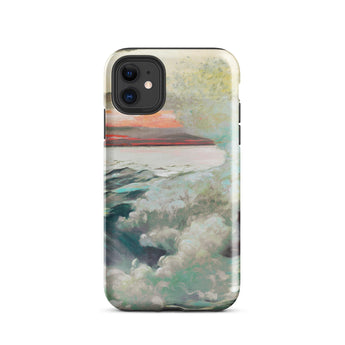 West Point Prouts Neck - Winslow Homer Phone Case Iphone 11 / Gloss Phone Case Painted Seascape Turquoise White Waves Distant Winslow Homer