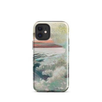West Point Prouts Neck - Winslow Homer Phone Case Iphone 12 Mini / Gloss Protective Phone Case Soft Impressionistic Painting Ocean Sunset