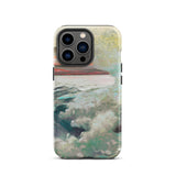West Point Prouts Neck - Winslow Homer Phone Case Iphone 13 Pro / Matte Rugged Multi-colored Phone Case Painted Ocean Scene Waves Winslow
