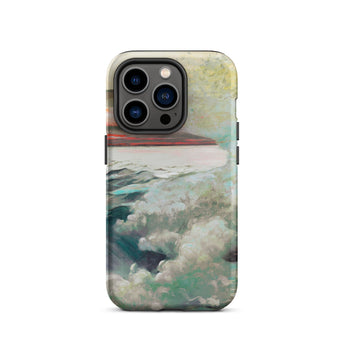 West Point Prouts Neck - Winslow Homer Phone Case Iphone 14 Pro / Matte Rugged Multi-colored Phone Case Painted Ocean Sky Scene Winslow