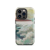 West Point Prouts Neck - Winslow Homer Phone Case Iphone 14 Pro / Gloss Rugged Phone Case Painted Seascape Teal White Waves Winslow Homer
