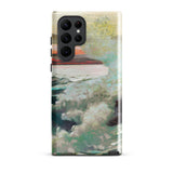 West Point Prouts Neck - Winslow Homer Phone Case Samsung Galaxy S22 Ultra / Gloss Sleek Phone Case Vibrant Impressionistic Painting Waves