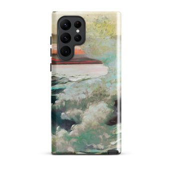 West Point Prouts Neck - Winslow Homer Phone Case Samsung Galaxy S22 Ultra / Gloss Sleek Phone Case Vibrant Impressionistic Painting Waves