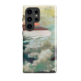 West Point Prouts Neck - Winslow Homer Phone Case Samsung Galaxy S24 Ultra / Gloss Phone Case Soft Impressionistic Painting Clouds Water