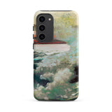 West Point Prouts Neck - Winslow Homer Phone Case Samsung Galaxy S23 Plus / Matte Phone Case Textured Impressionistic Painting Waves Sky