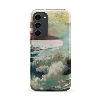 West Point Prouts Neck - Winslow Homer Phone Case Samsung Galaxy S23 Plus / Matte Phone Case Textured Impressionistic Painting Waves Sky