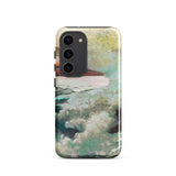 West Point Prouts Neck - Winslow Homer Phone Case Samsung Galaxy S23 / Gloss Phone Case Textured Impressionistic Painting Waves Sky Soft