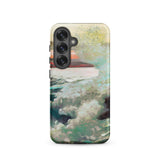 West Point Prouts Neck - Winslow Homer Phone Case, Samsung Galaxy S25 / Matte, Mobile Cases, Toby Leon