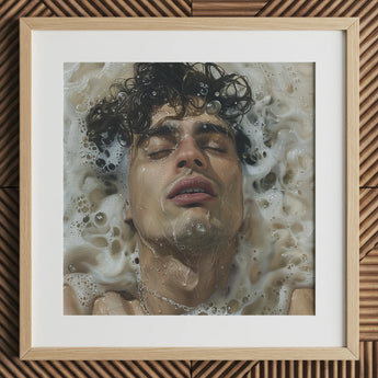 Wet Whistle - Sensual Homoerotic Dream Art Print / Canvas, Homoerotic Art Print, Latino Homoerotic Art, Symphony Swells