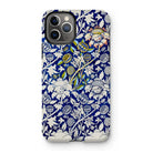 Wey - William Morris Fabric Pattern Iphone Case, 11 Pro / Matte, Floral Patterned Iphone Case Blue White Yellow Botanical
