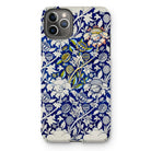 Wey - William Morris Fabric Pattern Iphone Case, 11 Pro Max / Matte, Floral Patterned Iphone Case Blue White William Morris-style