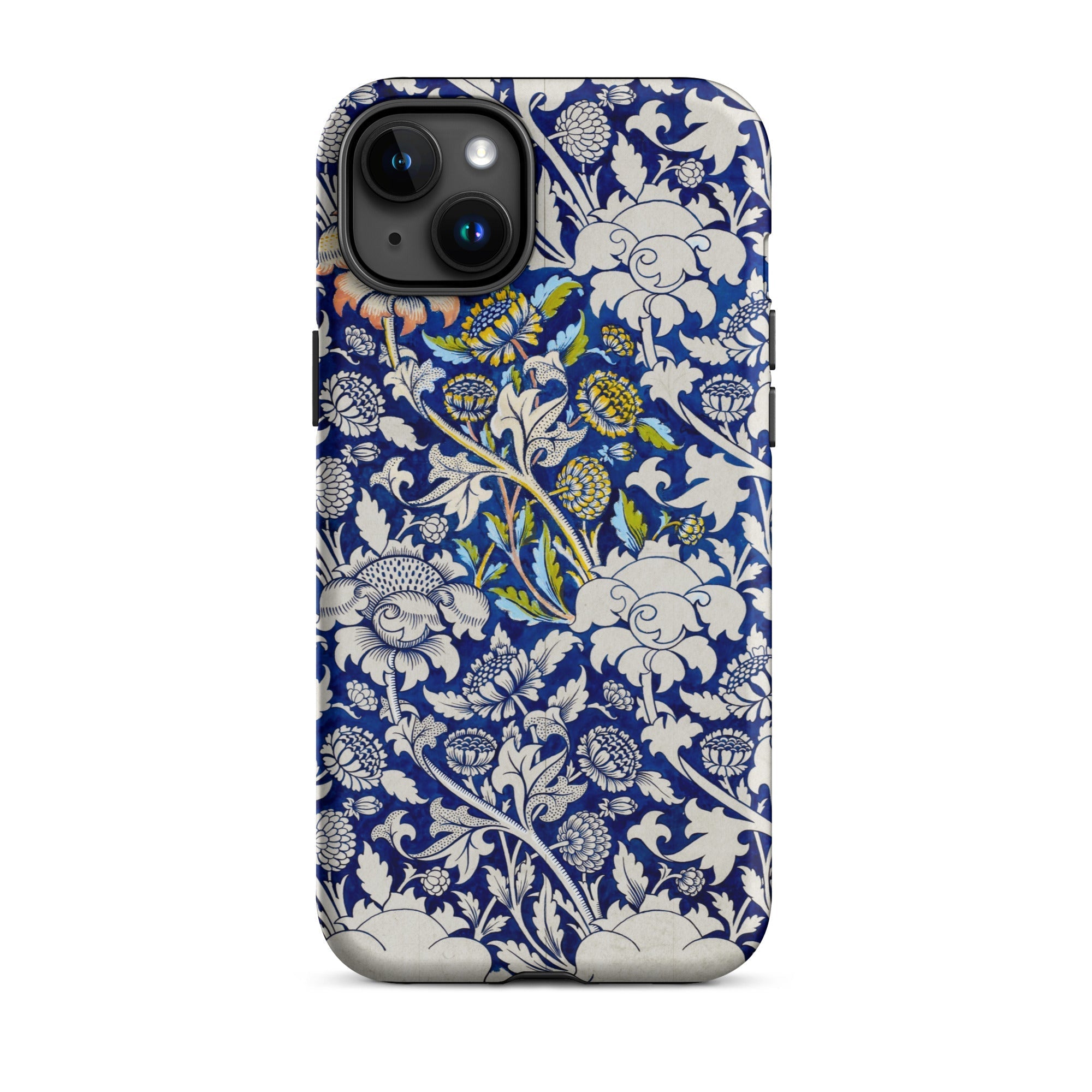 Wey William Morris Fabric Pattern Iphone Case, Floral Patterned Phone Case