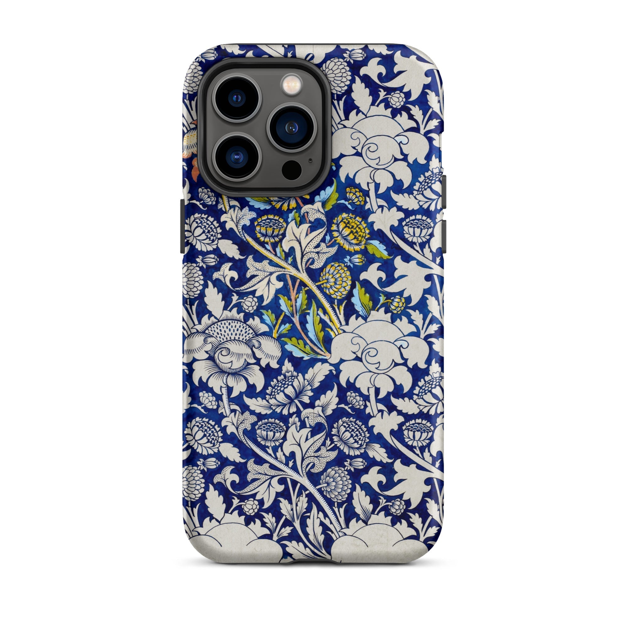 Wey William Morris Fabric Pattern Iphone Case, Floral Patterned Phone Case