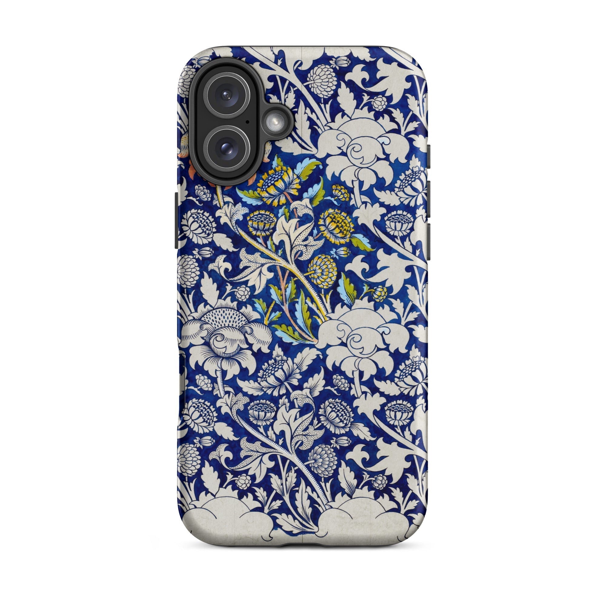 Wey William Morris Fabric Pattern Iphone Case, Floral Patterned Phone Case
