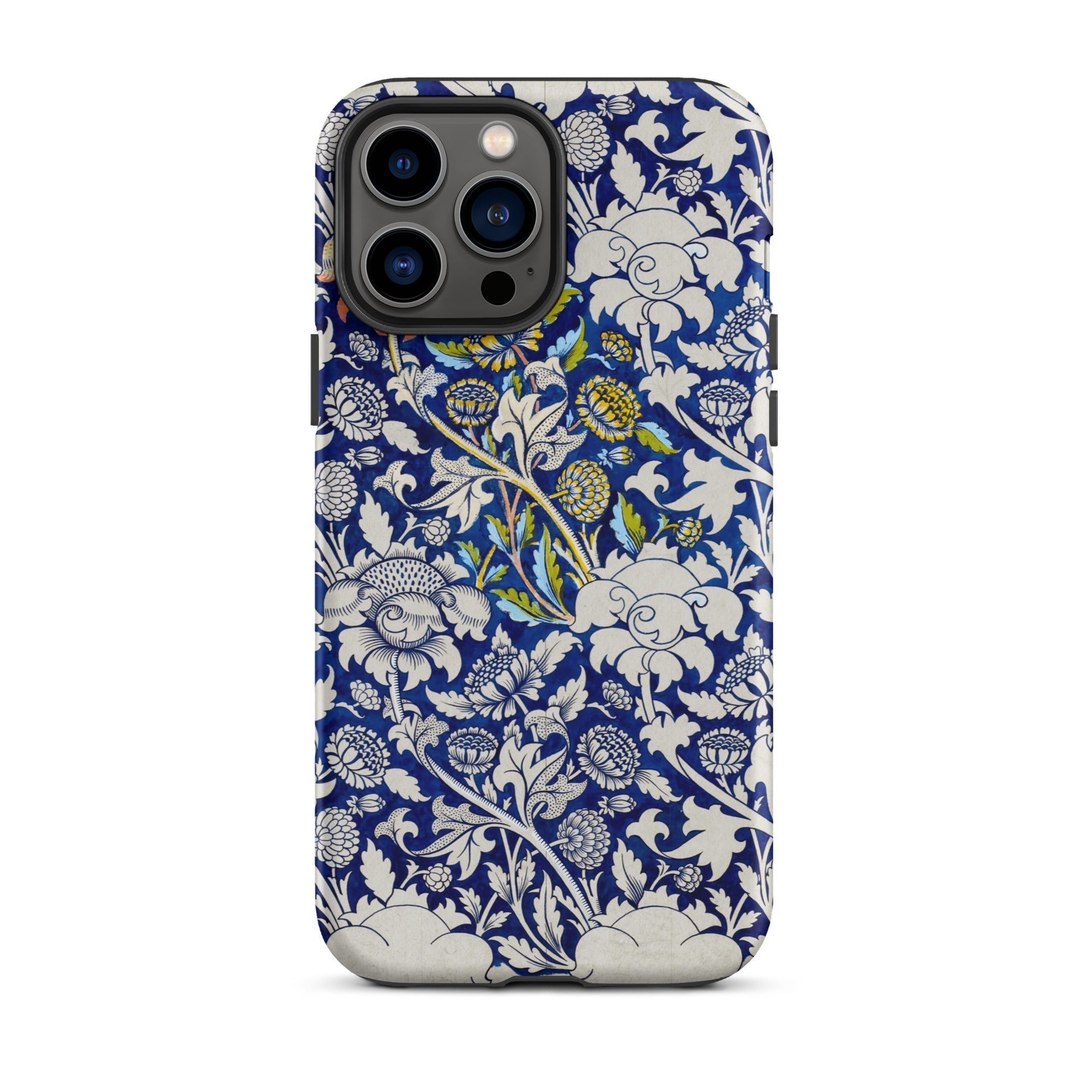 Wey William Morris Fabric Pattern Iphone Case, Floral Patterned Phone Case