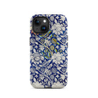 Wey William Morris Fabric Pattern Iphone Case, Floral Patterned Phone Case