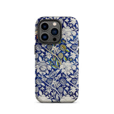 Wey - William Morris Fabric Pattern Phone Case Iphone 14 Pro / Matte Floral Patterned Phone Case William Morris’ Legendary Floral, Twilight