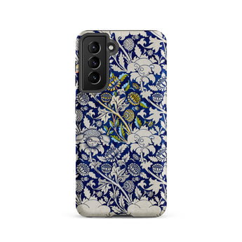 Wey - William Morris Fabric Pattern Phone Case, Samsung Galaxy S21 / Matte, Mobile Cases, Toby Leon