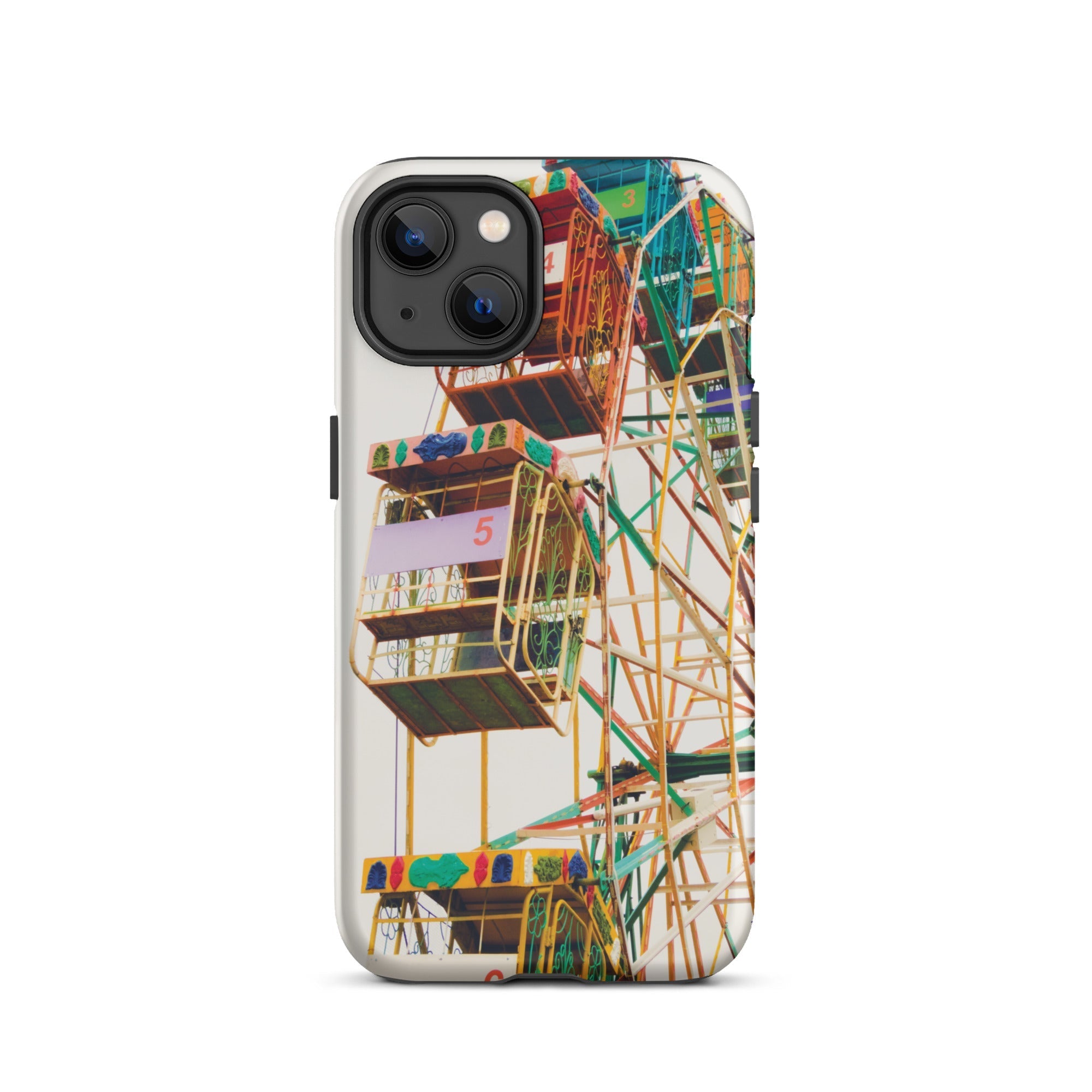 Wheel of Fortune Amusement Park Ferris Iphone Case, 13 / Matte, Ferris Wheel Patterned Phone Case