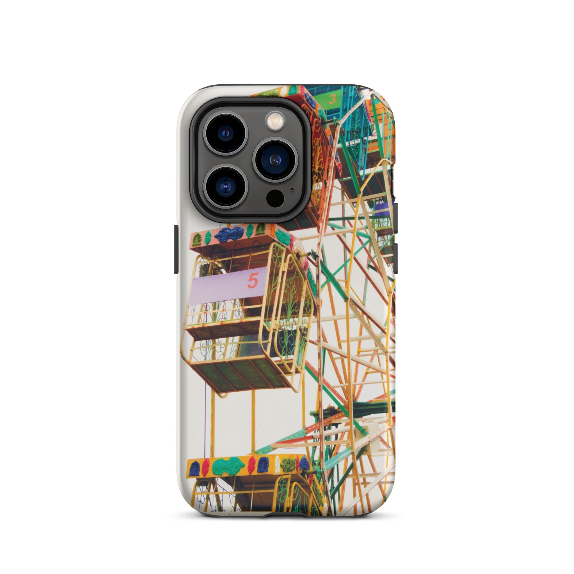 Wheel of Fortune Amusement Park Ferris Iphone Case, 14 Pro / Matte, Ferris Wheel Phone Case