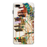 Wheel of Fortune - Amusement Park Ferris Iphone Case, 8 Plus / Matte, Phone Case Colorful Ferris Wheel Design