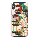 Wheel of Fortune - Amusement Park Ferris Iphone Case, Xs / Matte, Phone Case Colorful Ferris Wheel Design