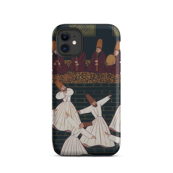 Whirling Dervishes at Konya - Ottoman School Iphone Case, 11 / Matte, Phone Case Dervishes Design