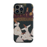 Whirling Dervishes at Konya - Ottoman School Iphone Case, 13 Pro Max / Matte, Phone Case Dervishes Design