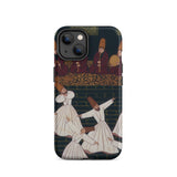 Whirling Dervishes at Konya - Ottoman School Iphone Case, 14 / Matte, Phone Case Dervishes Design