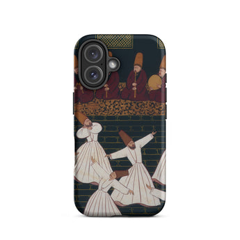 Whirling Dervishes at Konya - Ottoman School Iphone Case, 16 / Matte, Phone Case Dervishes Design