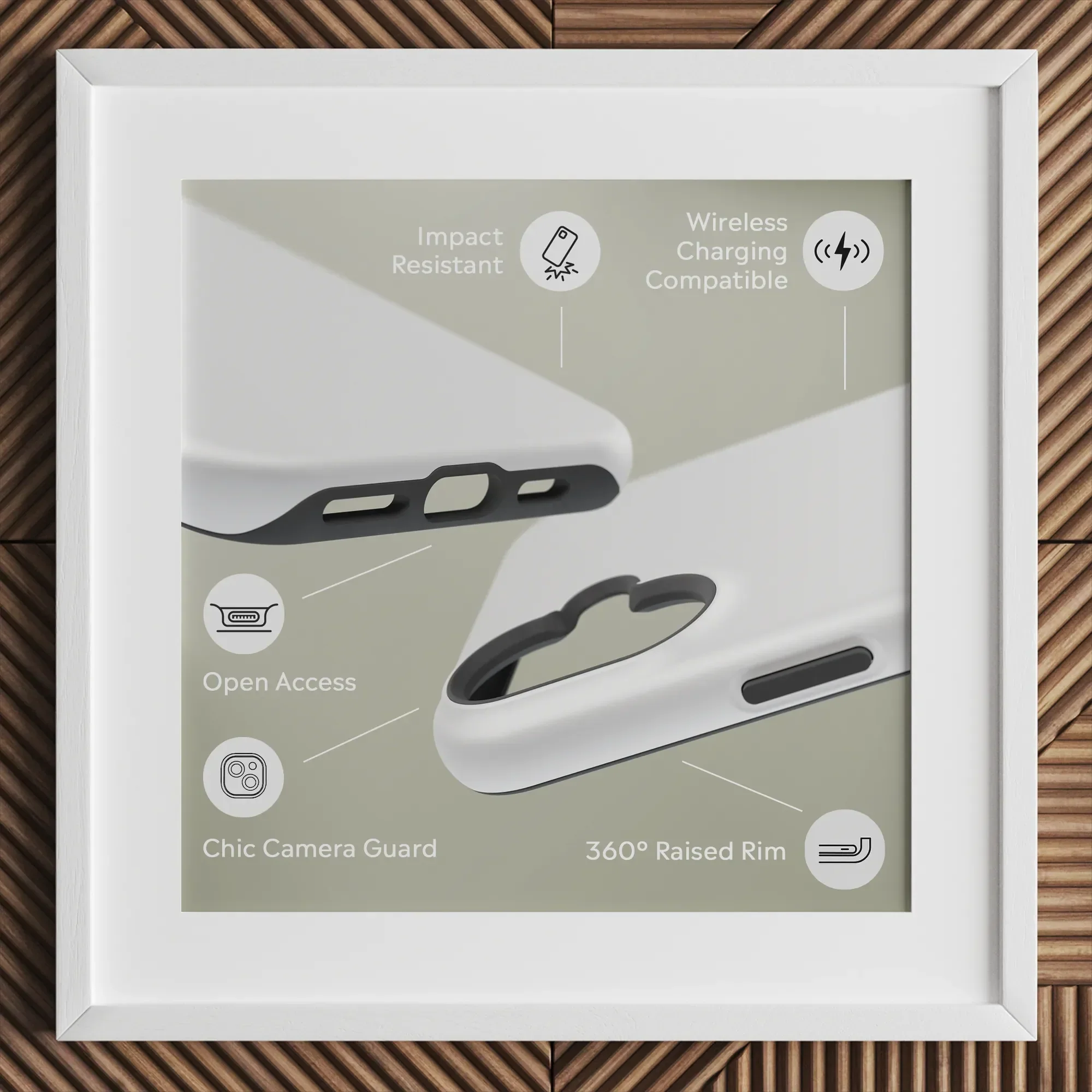 Whirling Dervishes at Konya - Ottoman School Iphone Case, White Smartphone Case Highlighted Features