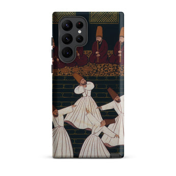 Whirling Dervishes at Konya - Ottoman School Phone Case, Samsung Galaxy S22 Ultra / Matte, Mobile Cases, Toby Leon