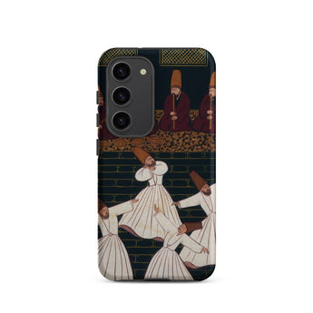 Whirling Dervishes at Konya - Ottoman School Phone Case, Samsung Galaxy S23 / Matte, Mobile Cases, Toby Leon