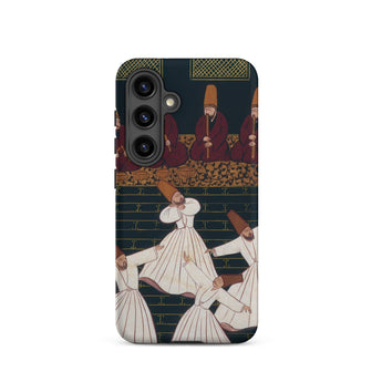 Whirling Dervishes at Konya - Ottoman School Phone Case, Samsung Galaxy S24 / Matte, Mobile Cases, Toby Leon