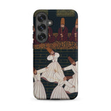 Whirling Dervishes at Konya - Ottoman School Phone Case, Samsung Galaxy S25 Plus / Matte, Mobile Cases, Toby Leon