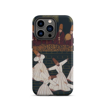 Whirling Dervishes at Konya - Ottoman School Phone Case Iphone 13 Pro / Matte Phone Case Dervishes Design Ottoman School, School Iphone