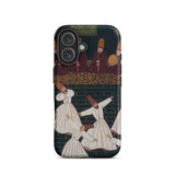 Whirling Dervishes at Konya - Ottoman School Phone Case Iphone 16 / Matte Phone Case Dervishes Design Ottoman School, School Iphone Case,
